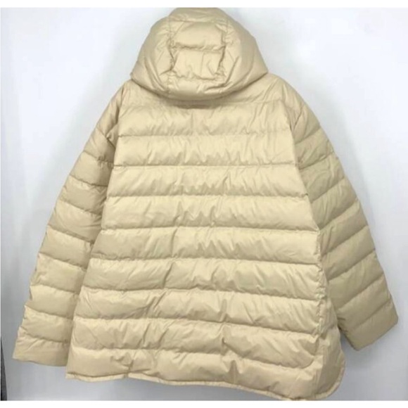 Nike Down Fill Women’s Jacket Size 3X Plus Beige Puffer Therma B78 - Picture 5 of 6
